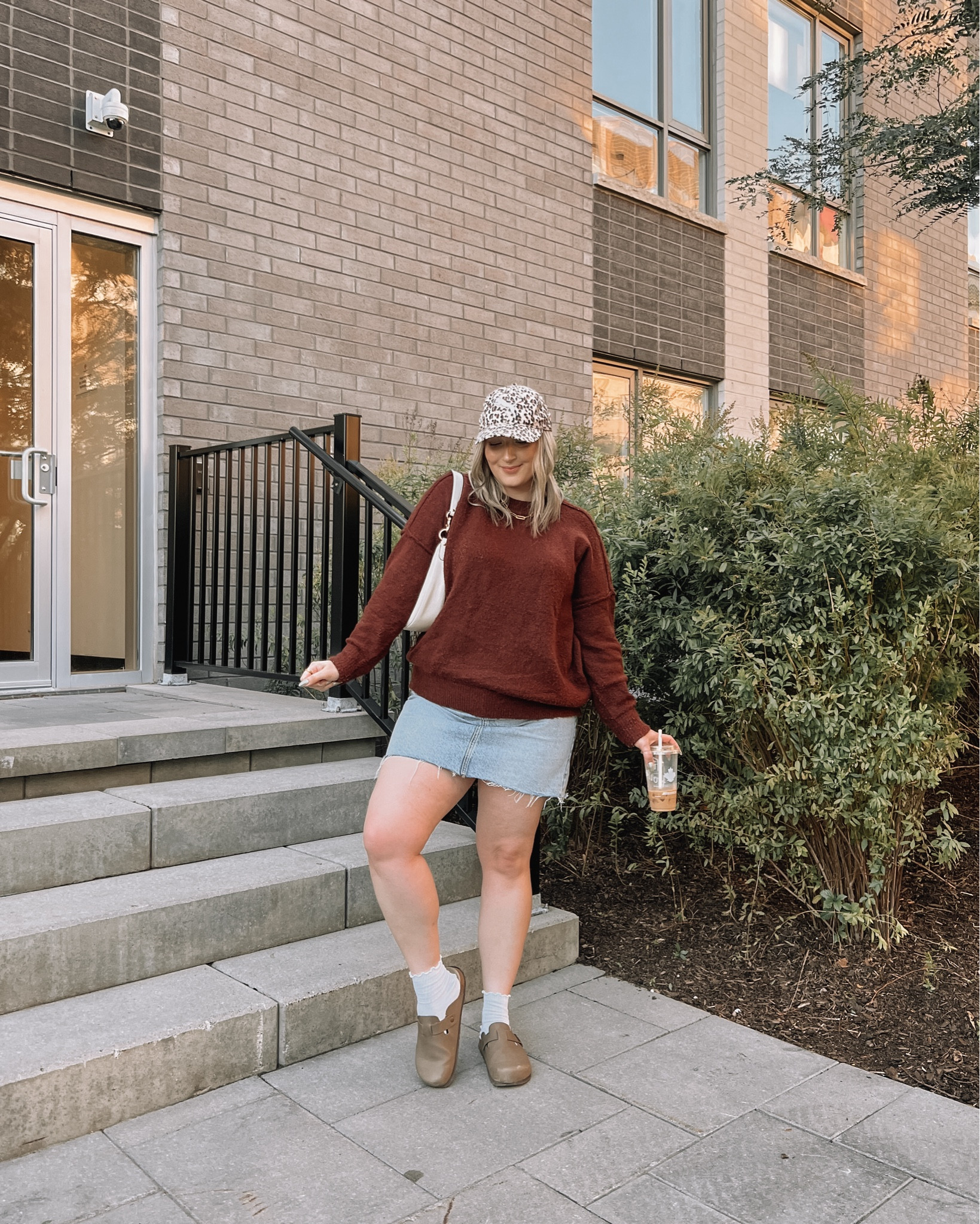 Casual fall outfit 🍂 my brown sweater is old so I linked similar options. Wearing a 14 in the denim skirt (no stretch so go up if between sizes). My clogs are from Amazon and so comfy! I’m usually a 9.5-10 in shoes and wear a 10 in these. Linked similar leopard print hats


#LTKcanada #LTKmidsize #LTKautumn