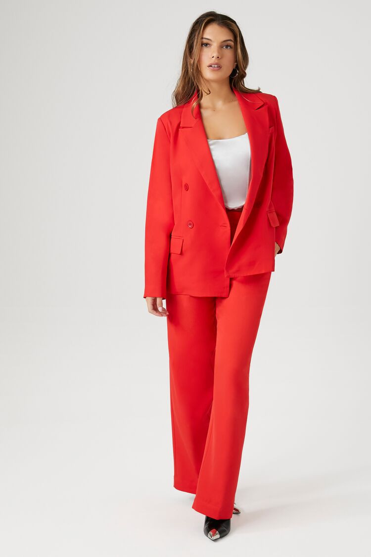 Double-Breasted Suit Blazer & Pants Set | Forever 21 | Forever 21 (US)