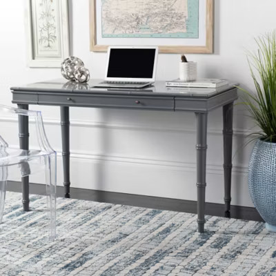 Safavieh Noely Modern Coastal Writing Desk in Grey | Bed Bath & Beyond