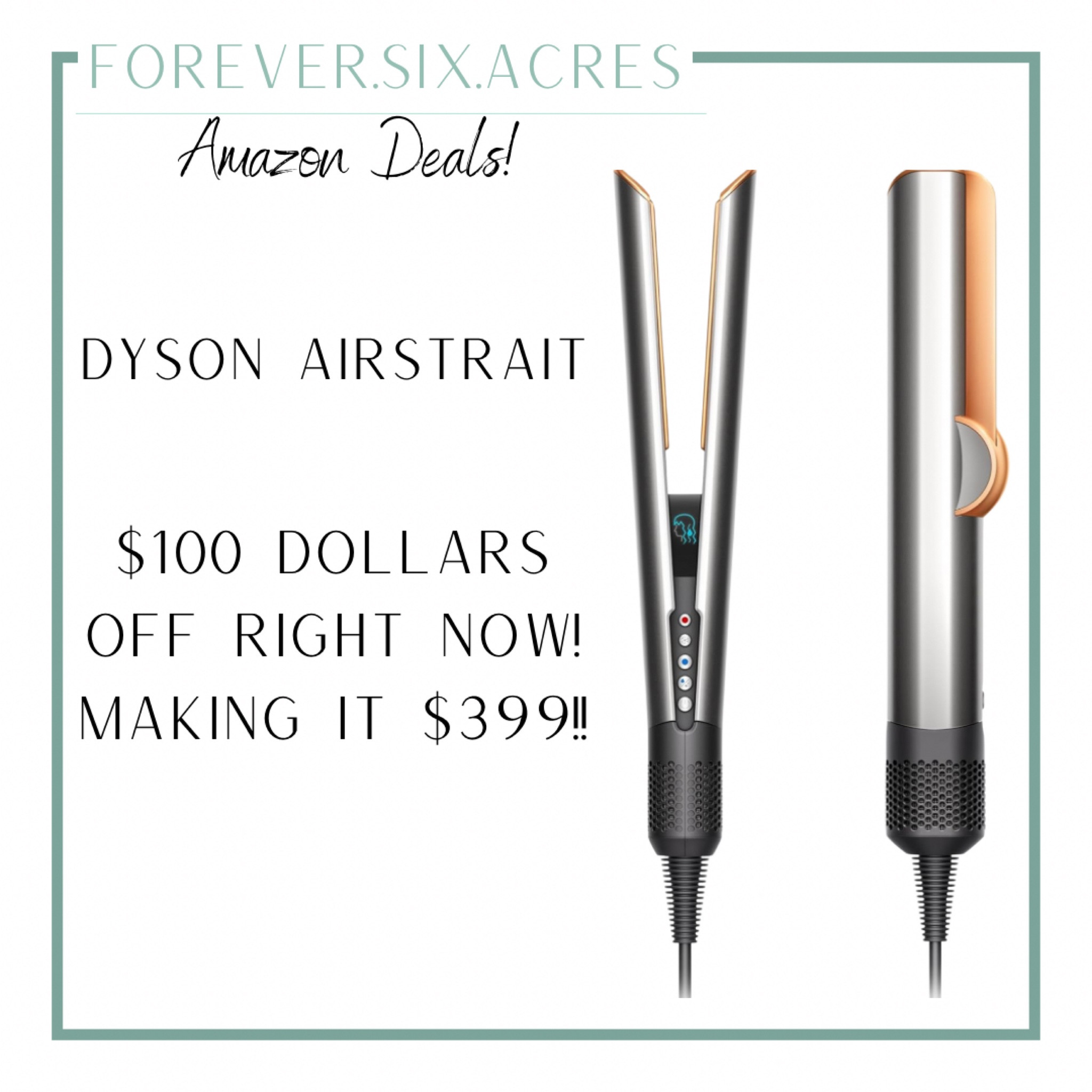 Dyson Airstrait works so good!! I don’t own it, but I have borrowed it from my sister in law! Works as a blow dryer and as a straightener! I have the Dyson air wrap and use it daily!

Hair tool, amazon prime deal days, hair product, sale, 


#LTKBeauty #LTKSaleAlert #LTKSummerSales