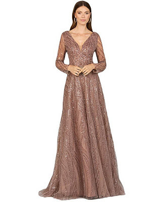 Lara Women's Modest Long Sleeve Ball Gown - Macy's | Macy's