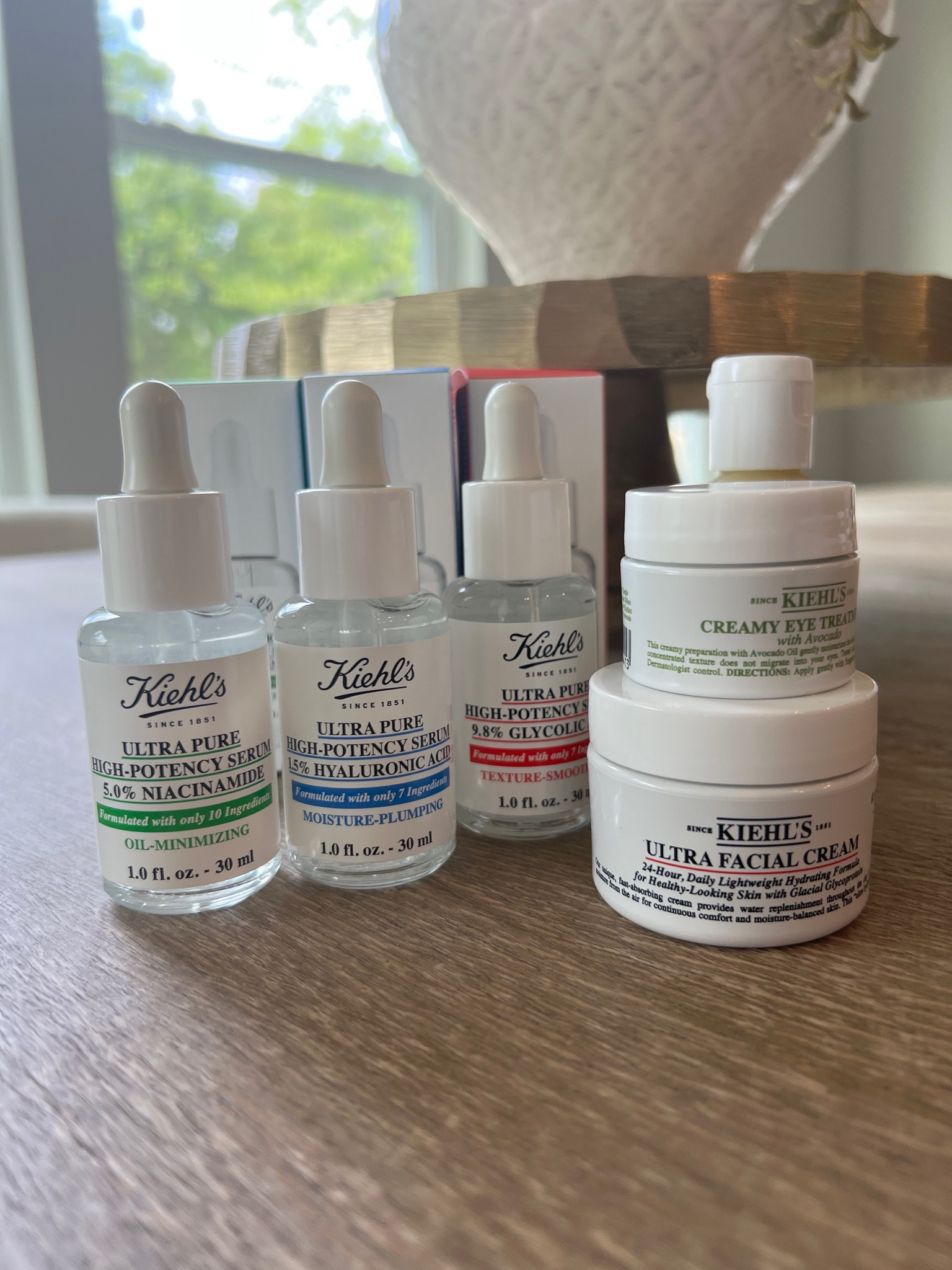 ultra facial refillable moisturising cream with squalane, facial cream, creamy eye treatment with avocado, ultra pure Hyaluronic serum, ultra pure high-potency acid serum, ultra pure high-potency niacinamide serum #Khiels #Khielsproduct
#LTKunder50 

#LTKbeauty #LTKeurope
