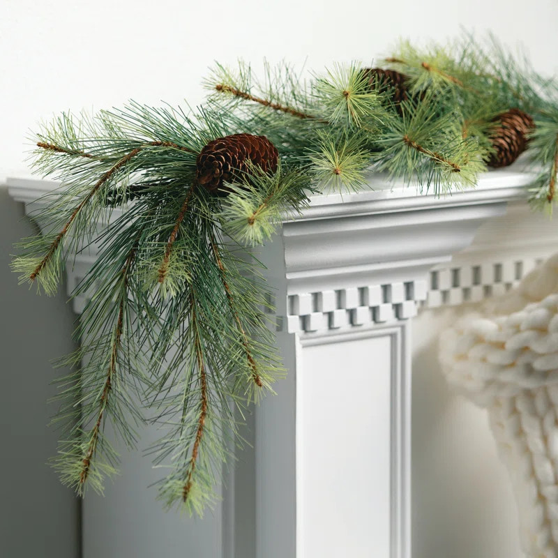 59'' in. Faux Pine Garland | Wayfair North America