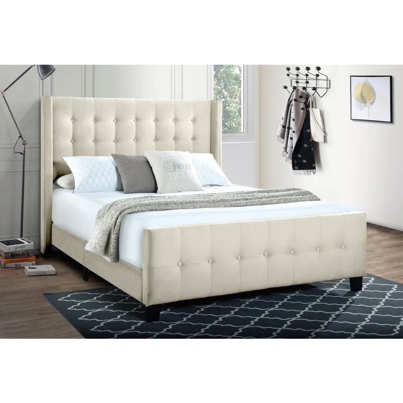 Ryder Tufted Upholstered Low Profile Standard Bed | Wayfair Professional