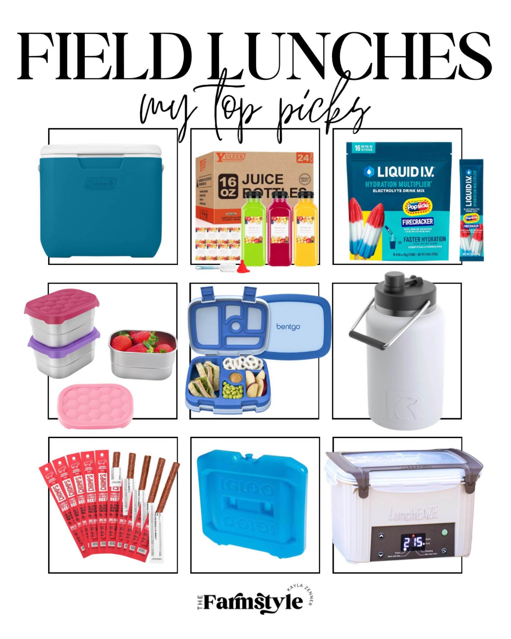 Here are my top picks when it comes to packing lunches on a daily basis! 


Amazon, lunches, lunch box, cooler, bentego, water jug, Amazon finds, under $100, liquid iv, food containers, packing for lunch, electric lunch box, work days, water bottle, snacks, on the go

#LTKFindsUnder100 #LTKFamily #LTKTravel