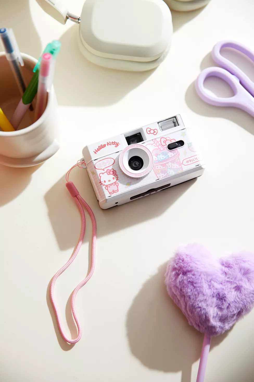 Sanrio Hello Kitty Strawberry Shake 35mm Camera | Urban Outfitters (US and RoW)