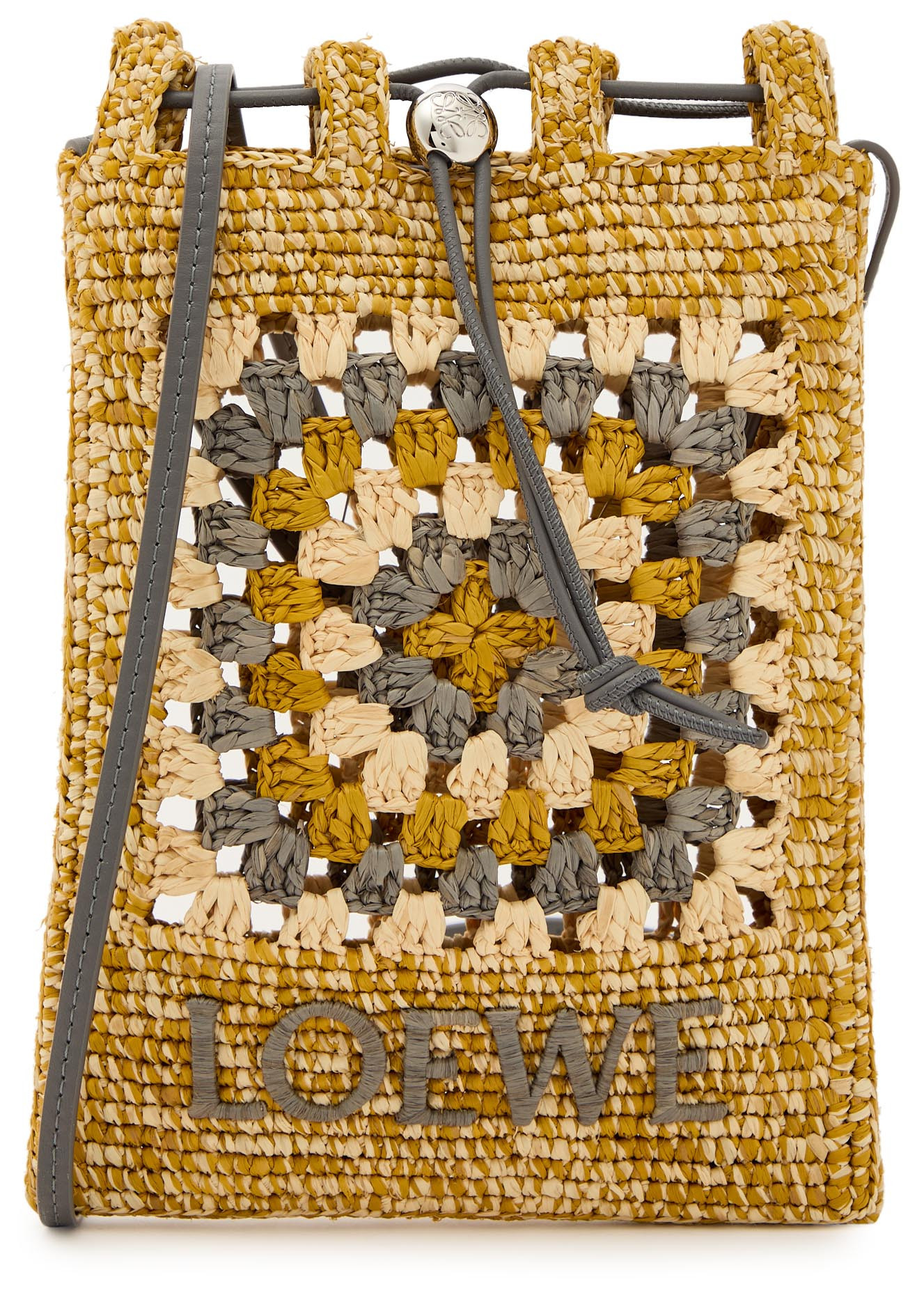 X Paula's Ibiza raffia cross-body pouch | Harvey Nichols