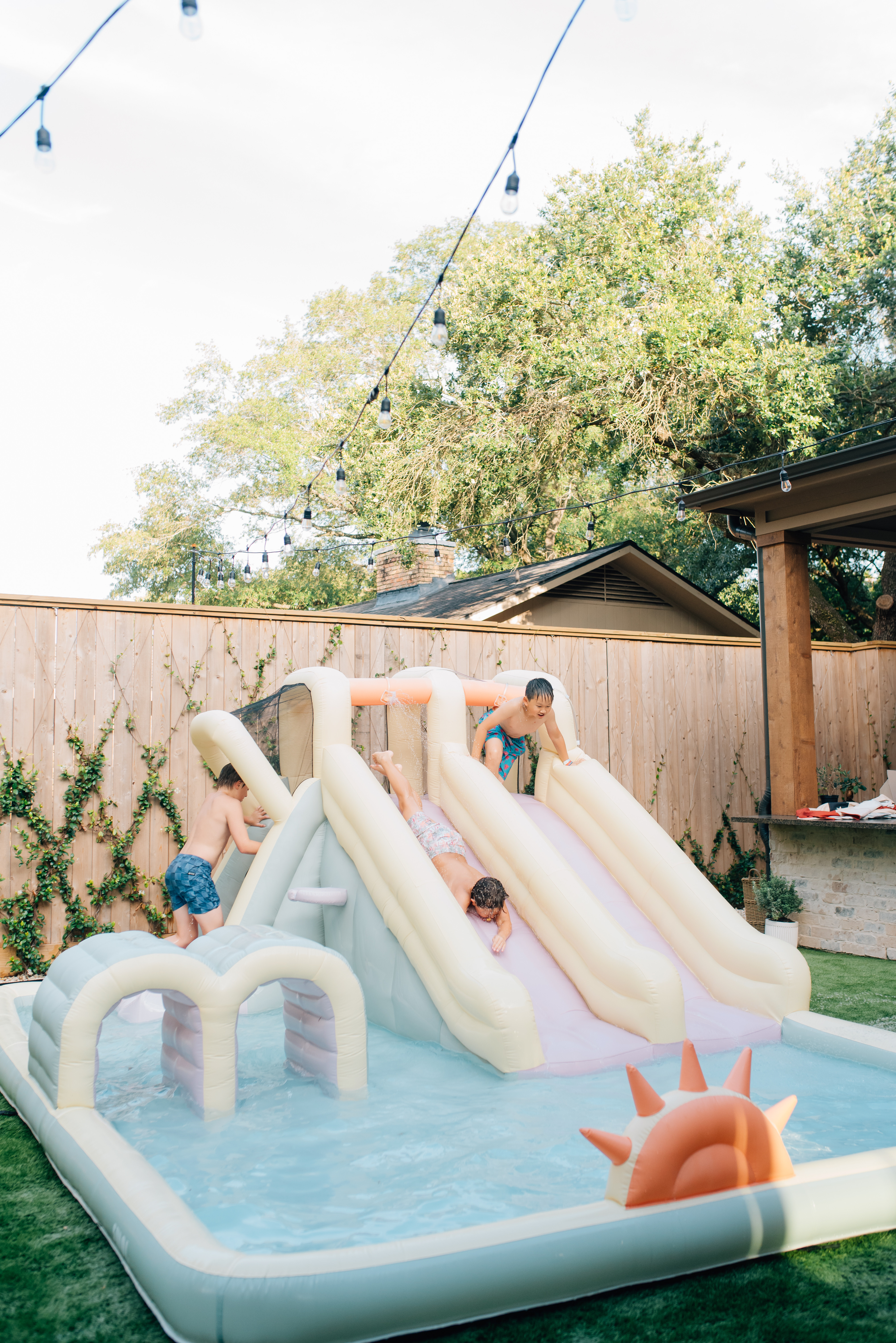 The Boys enjoying summer with Smol Splash Bounce House !! 

@potterybarnkids
@playsmol 

 #LTKSeasonal #LTKSwim #LTKKids