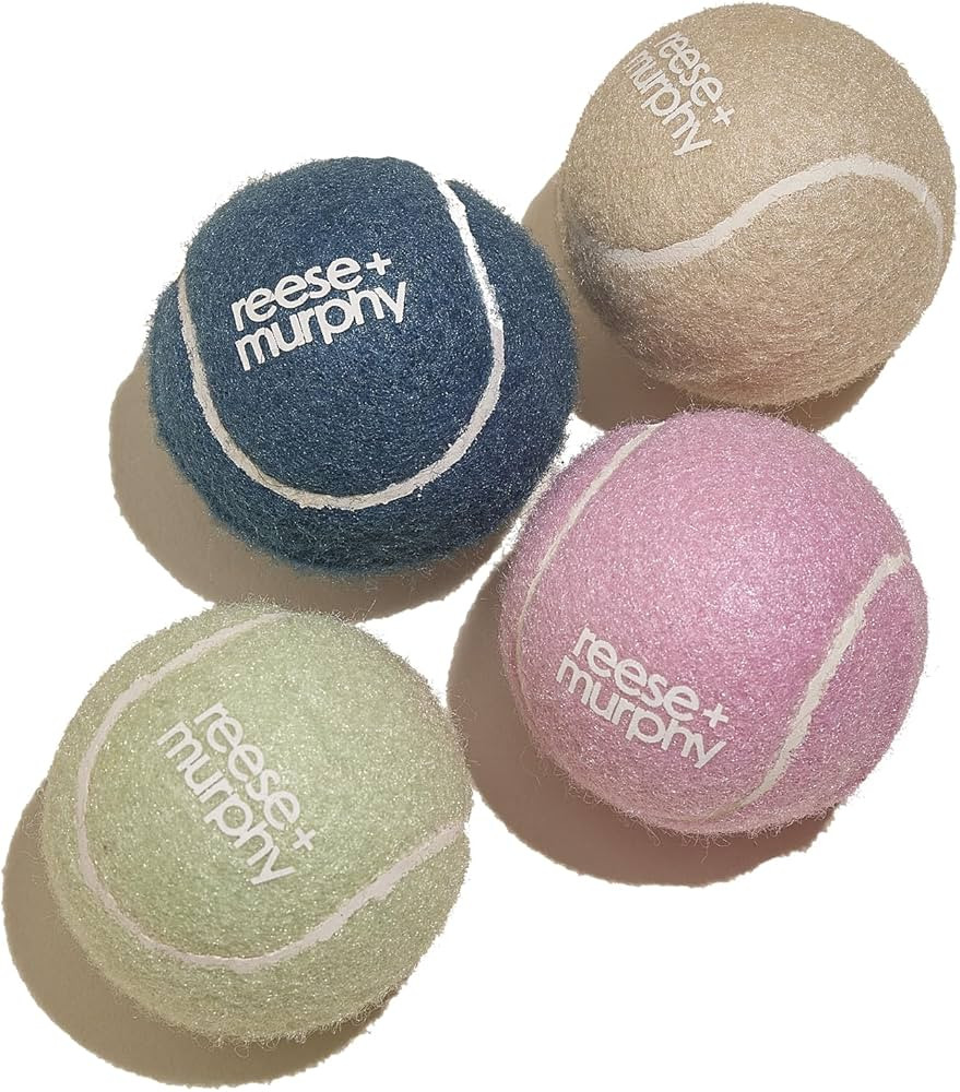 Reese+Murphy Dog Balls - Tennis Balls for Dogs & Dog Balls for Aggressive Chewers - Dog Tennis Ba... | Amazon (US)