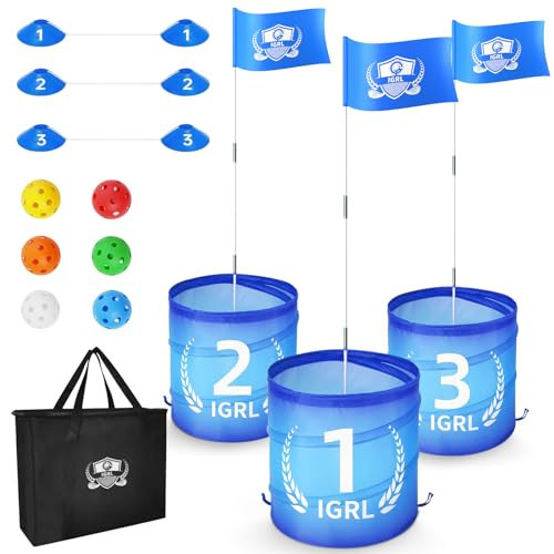 IGRL Golf Yard Game, Backyard Golf Game for Adults and Family, Portable 3 Holes Golf Course with Balls and Flag, Outdoor Indoor Golf Gifts for Lawn, Park, Beach, Yard, Camping and Hotel | Amazon (US)