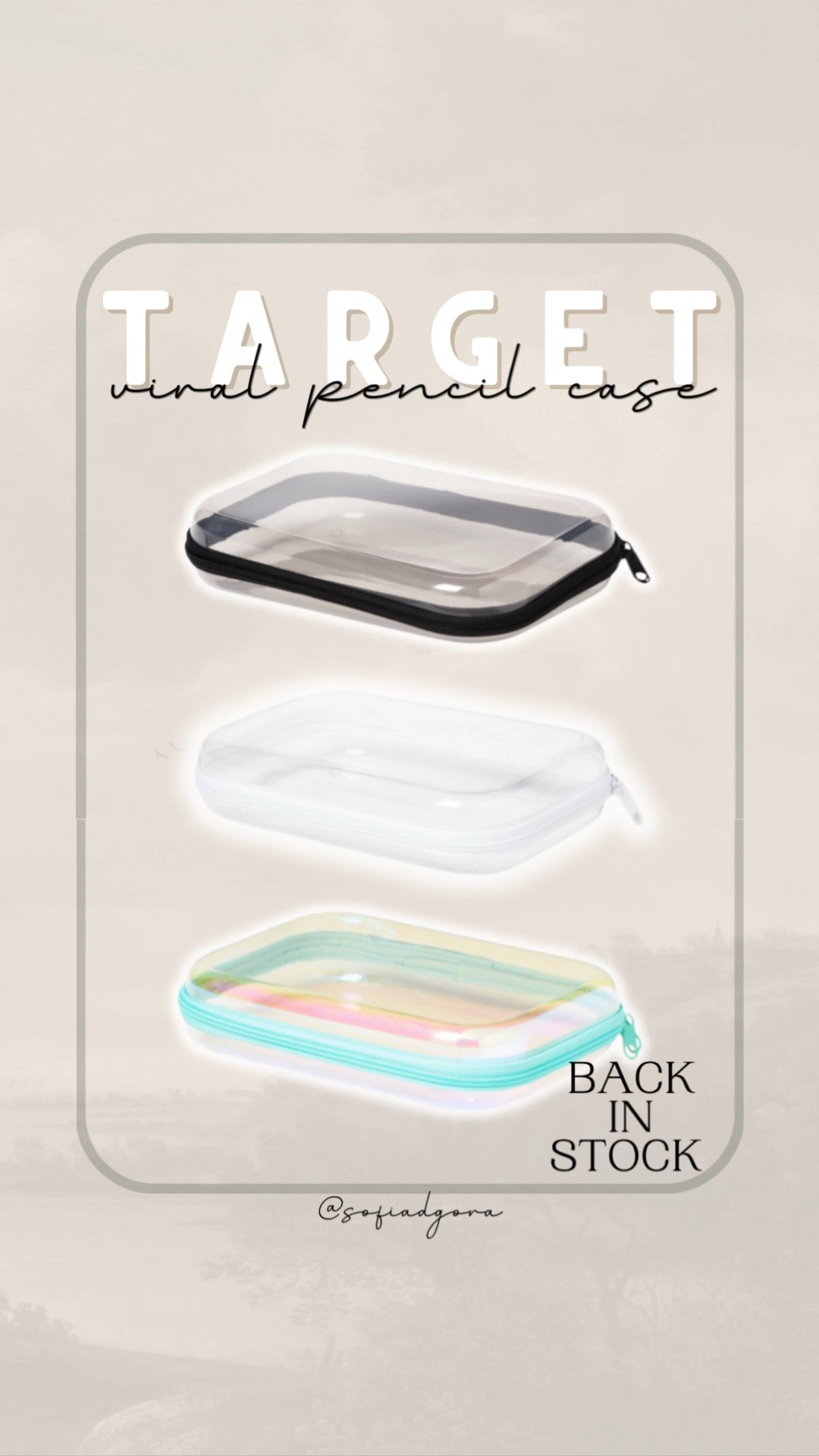 These Target clear zipper pencil cases just restocked and they’re flying off shelves again! 🏃‍♀️💨 Sleek, stylish, and under $5—these are the ultimate viral school supply organizers for 2025. Ideal for students, teachers, and moms who love functional aesthetic finds 🖤💼
#TargetStyle #LTKKids #MomFinds #SchoolOrganization #PencilCaseGoals #AestheticSchoolSupplies #TargetRestock #LTKFinds #OrganizeWithMe 