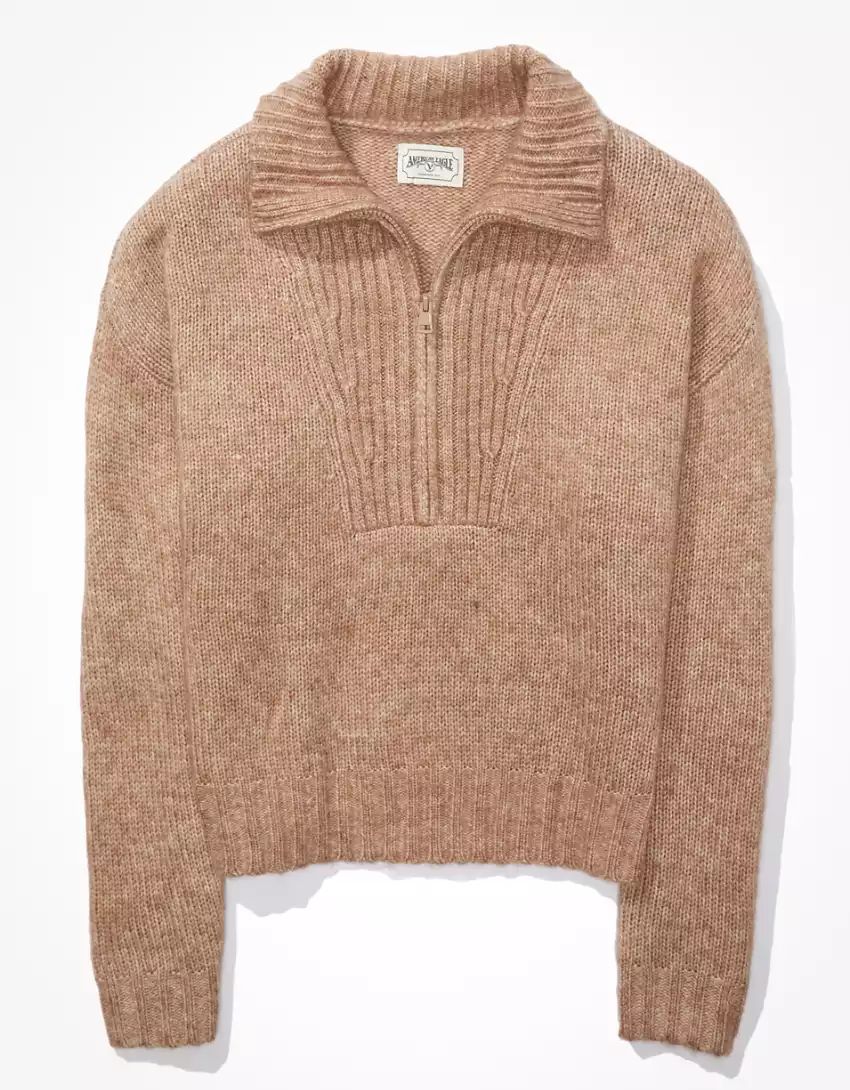 AE Half Zip Sweater | American Eagle Outfitters (US & CA)