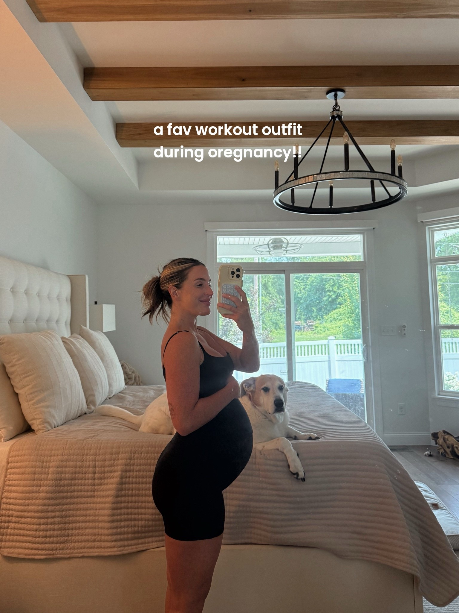 wearing a small in top & bottom which is up 2 sizes for being 30 weeks pregnant!! 

bump friendly workout set 
pregnancy workout set

#LTKBump