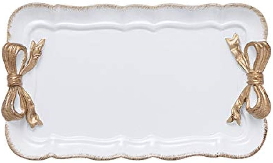 Gisela Adorable Bow-knot Trinket Dish Resin Jewelry Tray Perfect for Holding Small Jewelries, Nec... | Amazon (US)