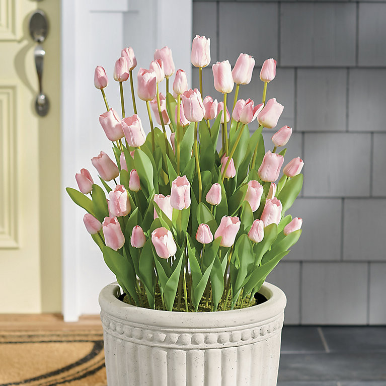 Blooming Tulip Urn Filler | Grandin Road | Grandin Road