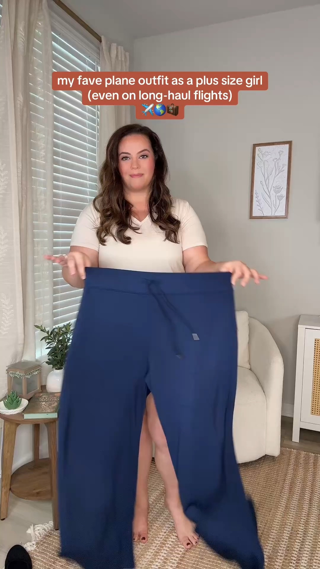 Use code CALLIEXSPANX for 15% off! ✈️I’m away from home over 100 days a year - which means I travel A LOT - work, family, vacation, and this fabric is my favorite to travel in. Wearing my usual size 2x in both (reg in the pants, I would say they run a little long) @Spanx #ad

#LTKootd #LTKTravel #LTKPlusSize