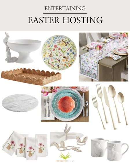 Are you hosting this Easter? Here are some of our favorite Easter hosting pieces to make entertaining a breeze this Easter! From patterned napkins, table runners and themed plates - there’s something for everyone!

#LTKSeasonal #LTKfamily #LTKhome