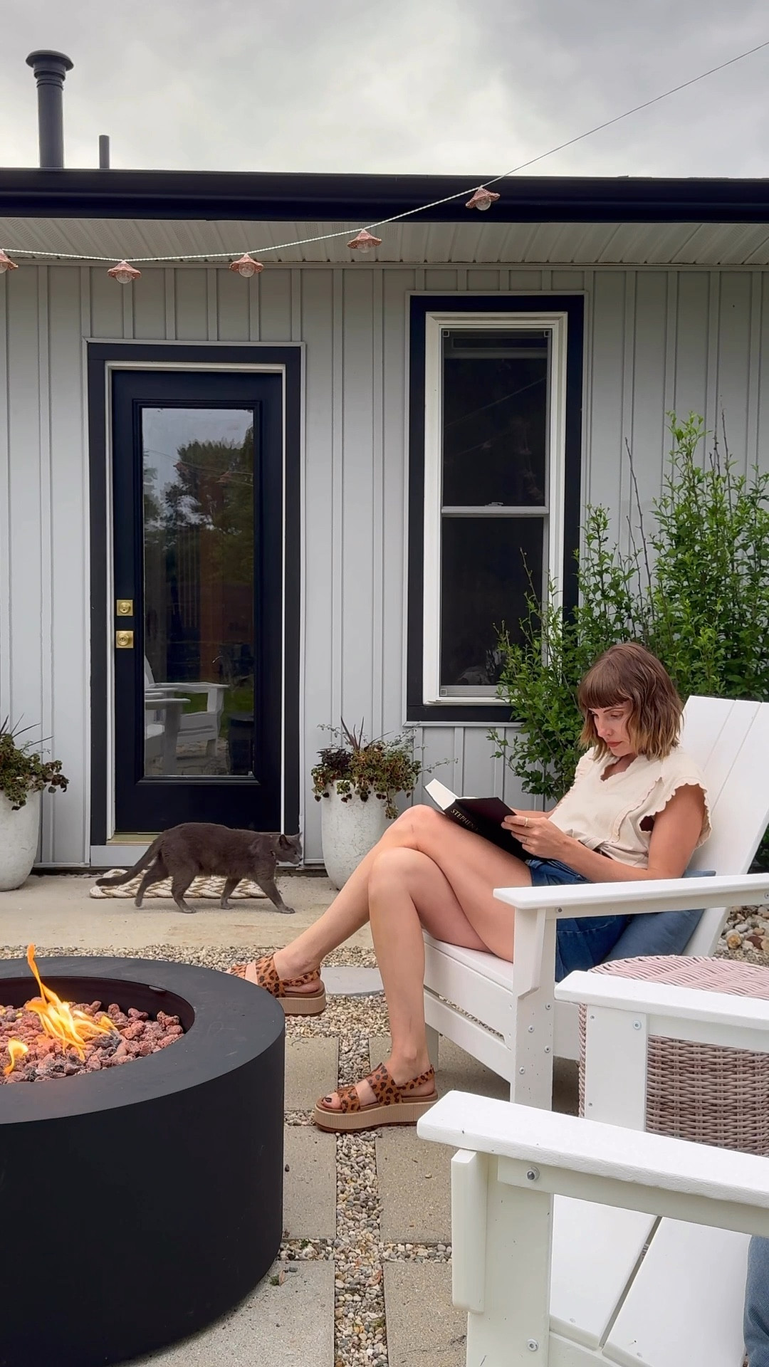 #AD | The plans, thanks to @allmodern. 🔥

Making summer modern by replacing our old gas fire pit table, which was falling apart, with a new steel one and adding these Sunbrella outdoor pillows in the perfect blue to the Polywood Adirondack chairs (still looking brand new) we were gifted from AllModern last summer.

I foresee countless evenings spent just like this. ♥️

#allmodernpartner #modernmadesimple #ltkit @shop.ltk

#LTKHome #LTKSummerEdit