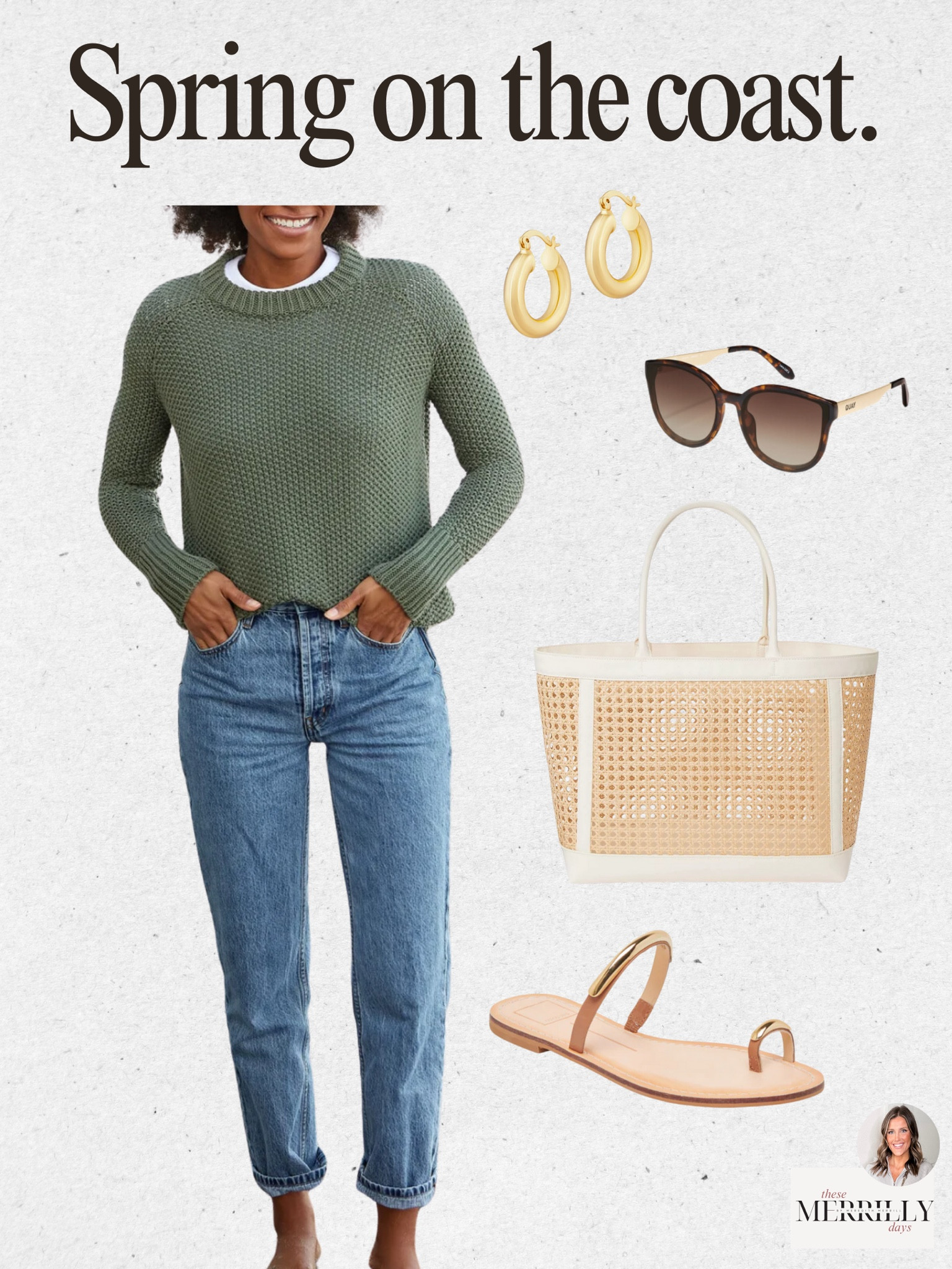 New England spring style / coastal outfit / Nantucket 

#LTKFindsUnder50 #LTKItBag #LTKFindsUnder100