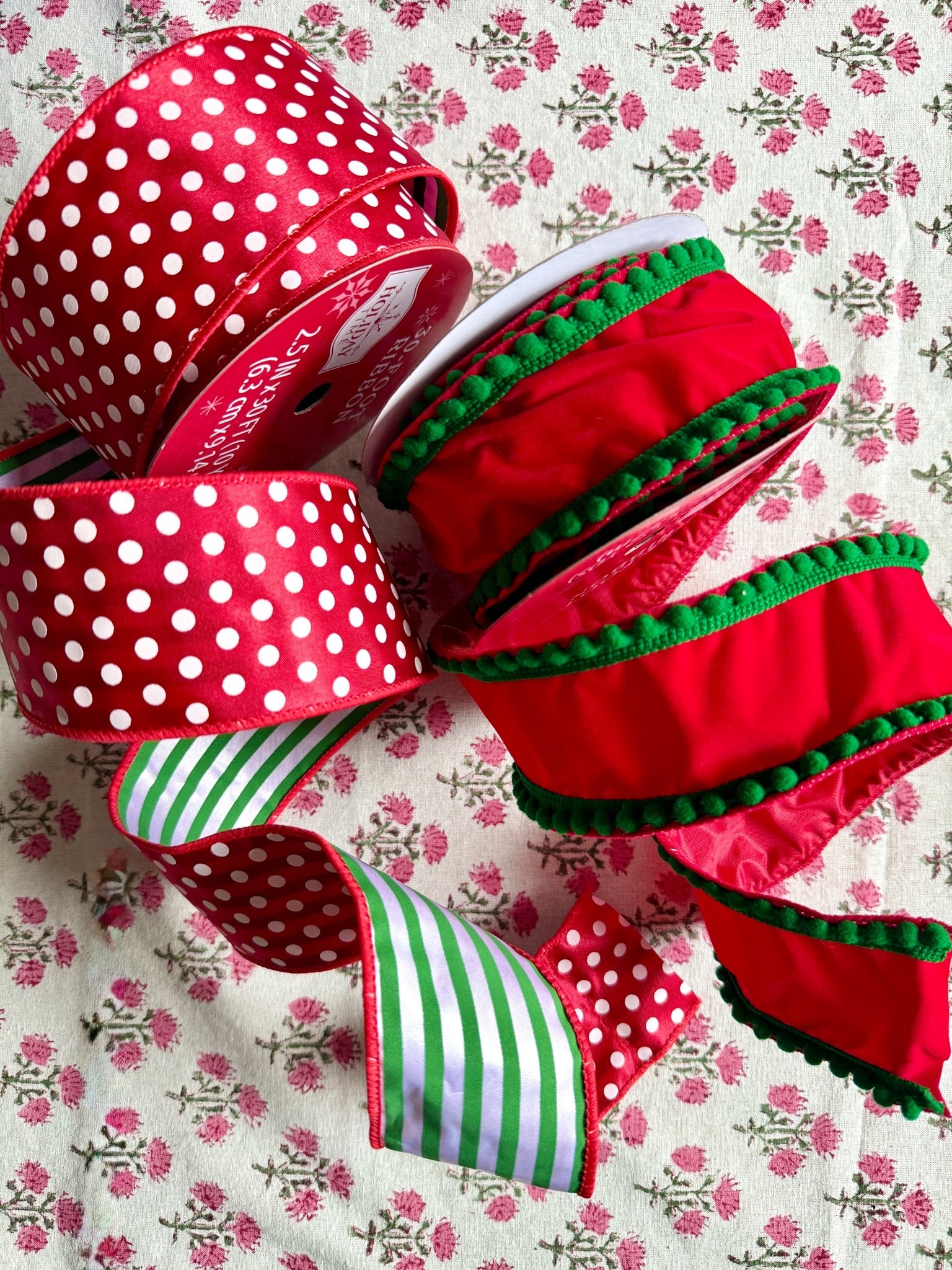 Totally crushing on this ribbon, you won’t believe the price! Prepped for some really cute gift wrapping under the tree!