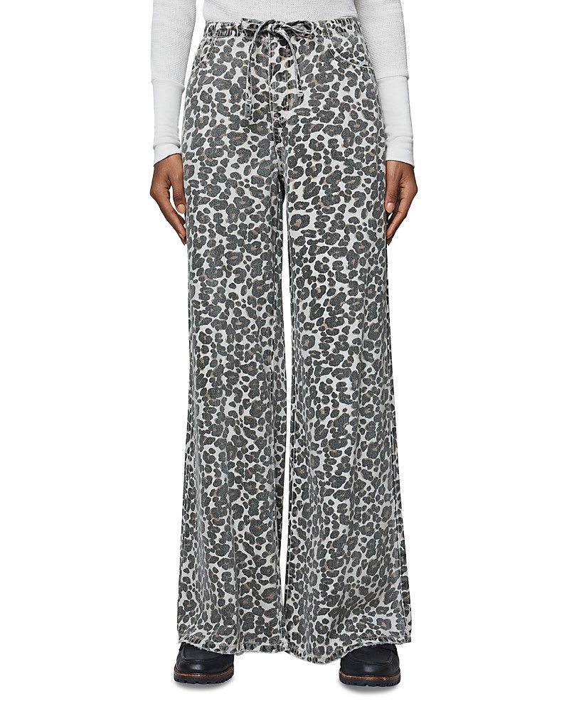 Splendid Lounge Denim Leopard Print Pants | Bloomingdale's (US)