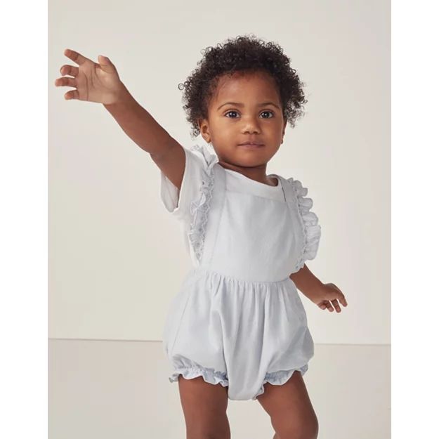 Organic Cotton Hand Smocked Bubble & Pointelle T-Shirt Set (0–24mths) | The White Company (UK)