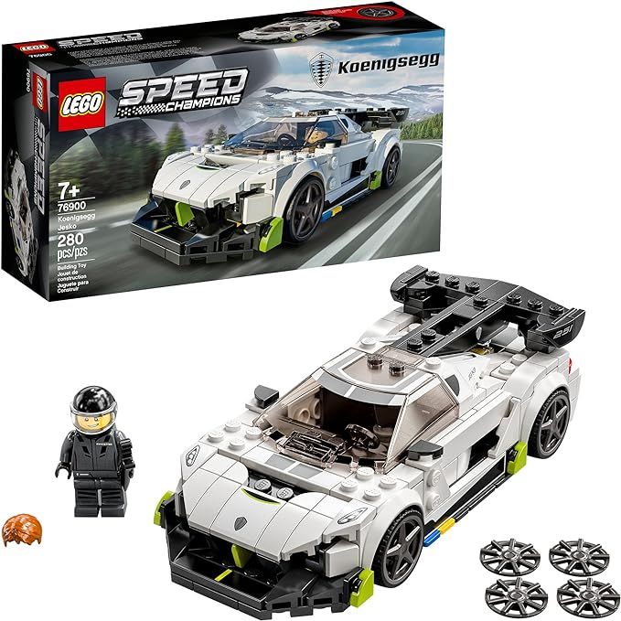 LEGO Speed Champions Koenigsegg Jesko 76900 Building Toy for Kids and Car Fans; New 2021 (280 Pie... | Amazon (US)
