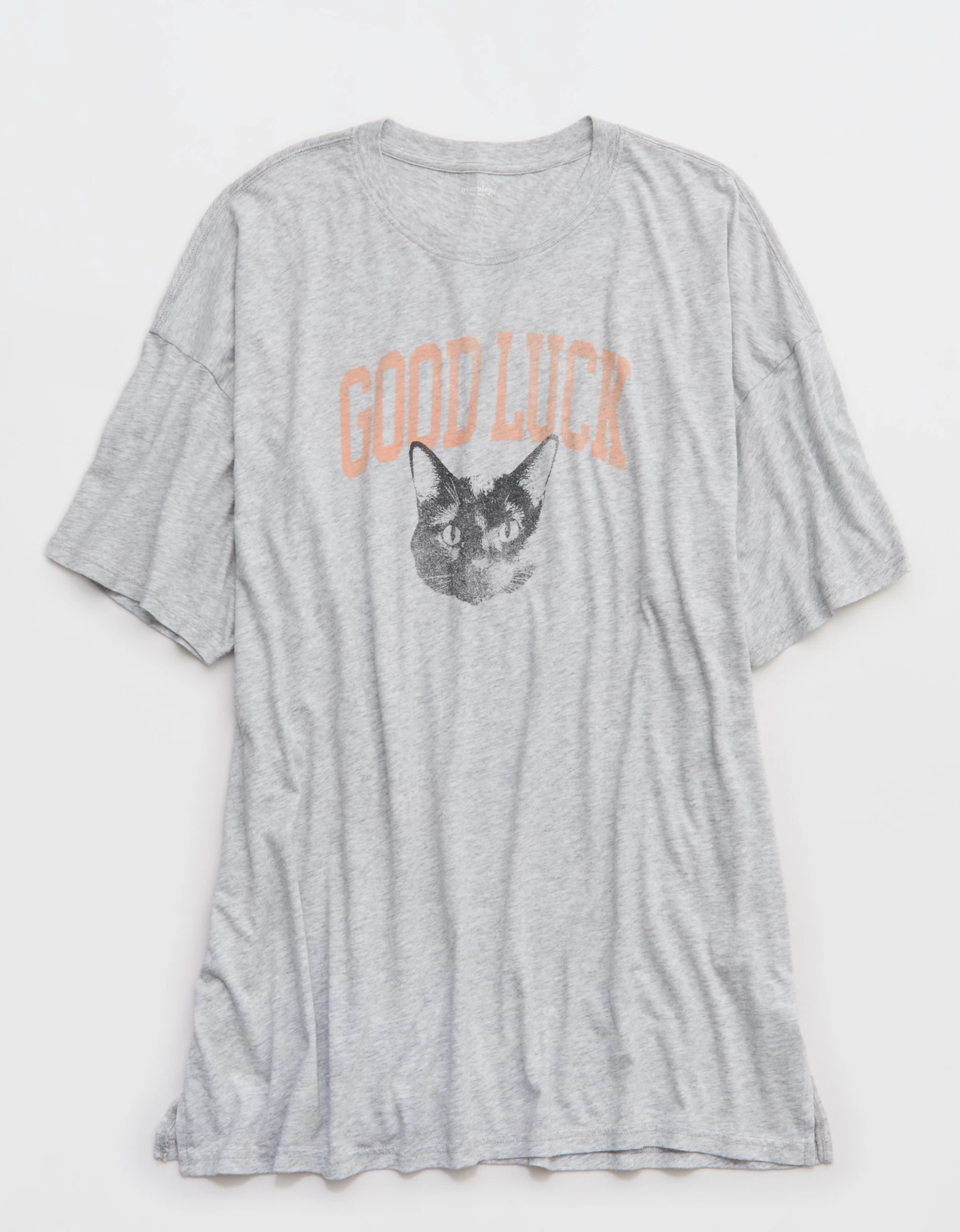OVERSLEPT by Aerie Sleep Happens Night Tee | American Eagle Outfitters (US & CA)