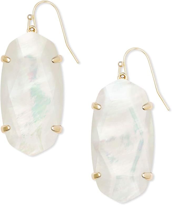Kendra Scott Esme Earrings Gold/Ivory Mother-Of-Pearl One Size | Amazon (US)