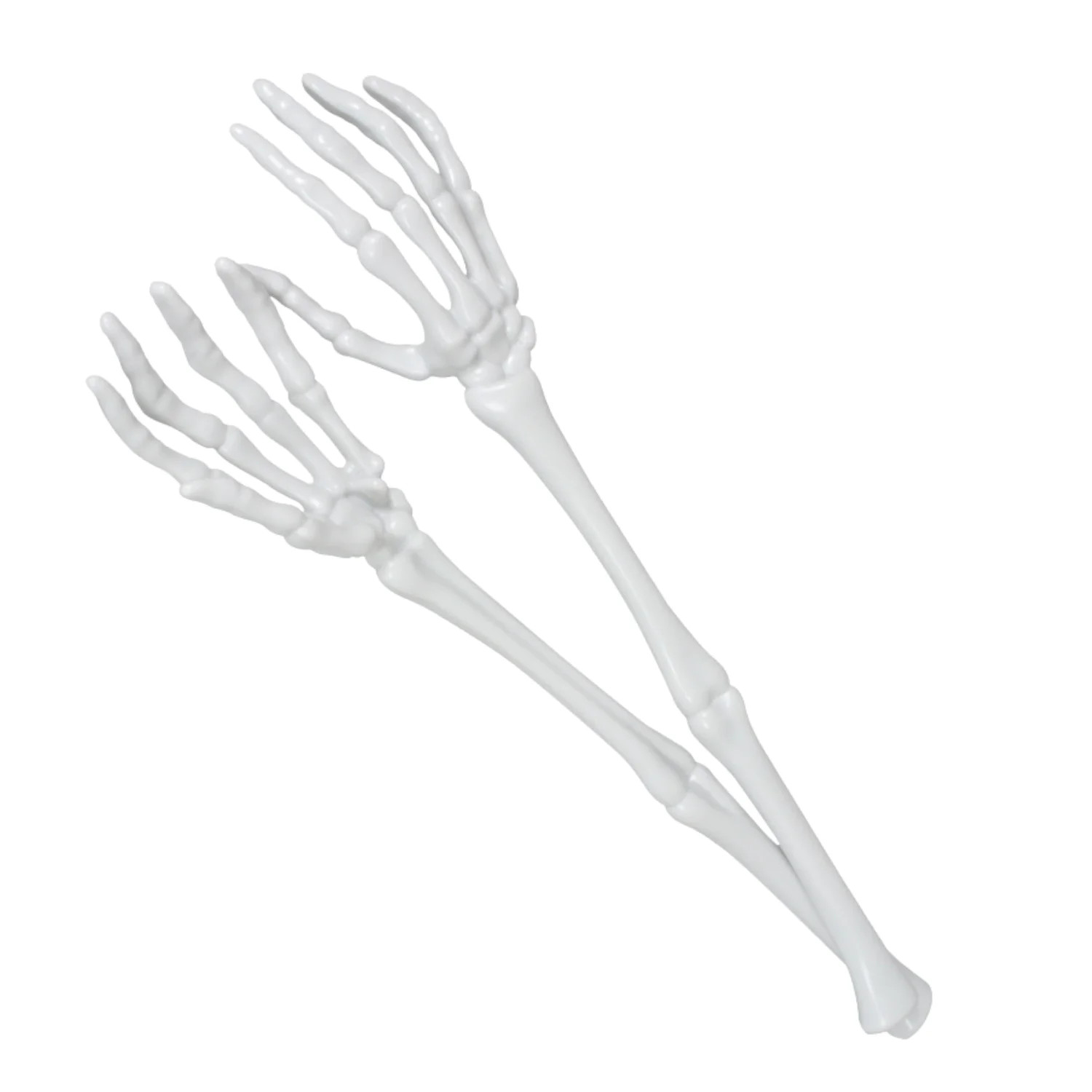 Halloween Skeleton Tongs 12.87 in. Spooky Hand Salad Spoon or Fork, Realistic Scary Decorative Ar... | Walmart (US)
