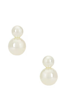 Jennifer Behr Iris Earrings in Pearl from Revolve.com | Revolve Clothing (Global)