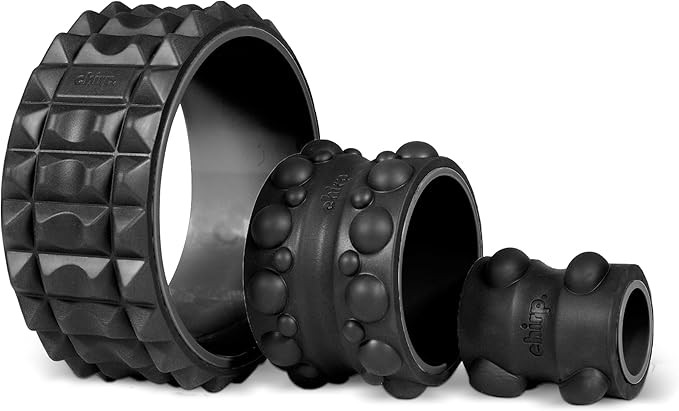 Chirp Wheel XR 3P Foam Roller Set - 10” Acupressure, 6” Knot-Kneading Thumb, and 4” Neck & ... | Amazon (US)