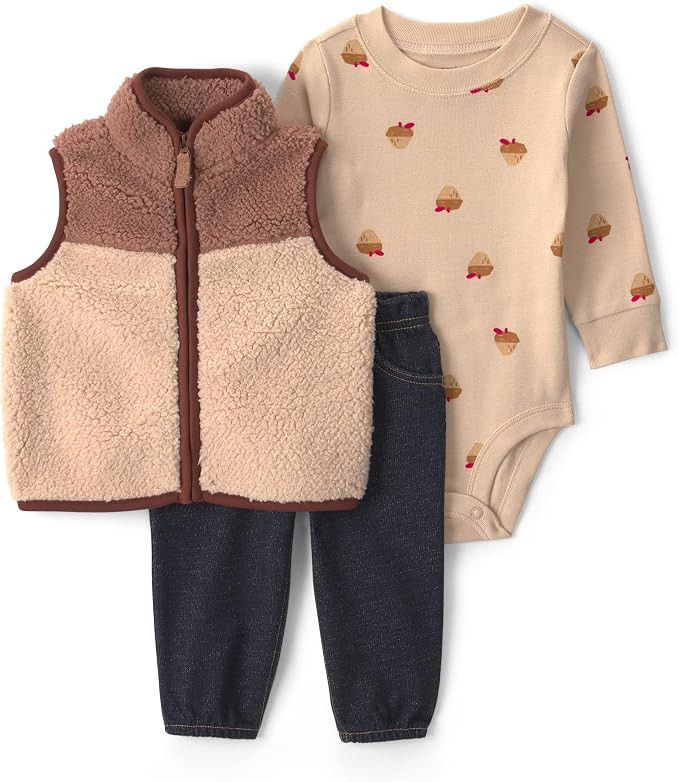 Carter's Baby Boys' 3-piece Bodysuit Pant Sets | Amazon (US)