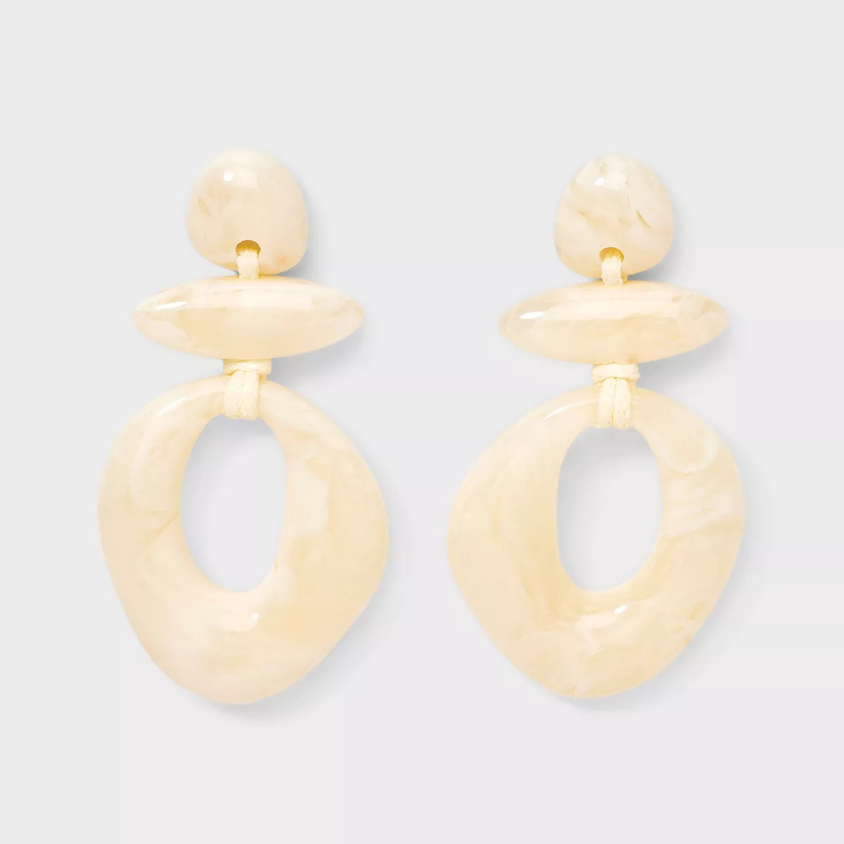 Stackable Geometric Beaded Drop Earrings - Universal Thread™ | Target