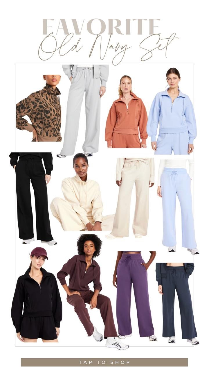 This old navy lounge set is so good! I have it in the blue and cream. I got size M in both. 