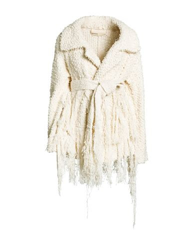 Sherpa Woman Coat Ivory Size 2 Cotton, Polyamide | YOOX (US)