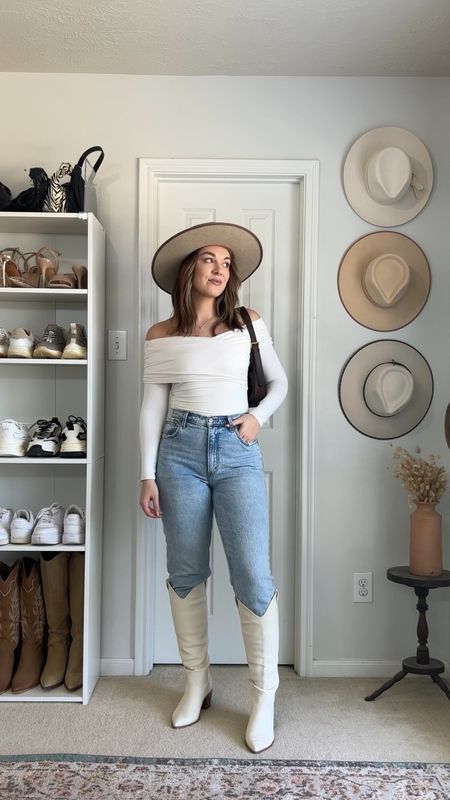 7 Days of Rodeo Outfits | Episode 7 🤍🫶🏼 

Jeans 28R 
Top size M 
.⁠
.⁠
.⁠
.⁠
get dressed with me, country concert outfit, western boots outfit, white western boots, Abercrombie style, skinny jeans, Pinterest style, Pinterest girl, Abercrombie jeans, spring style, spring fashion, outfit reels, style reels, found it on amazon, casual chic style. 

#LTKunder50 #LTKunder100 #LTKSale