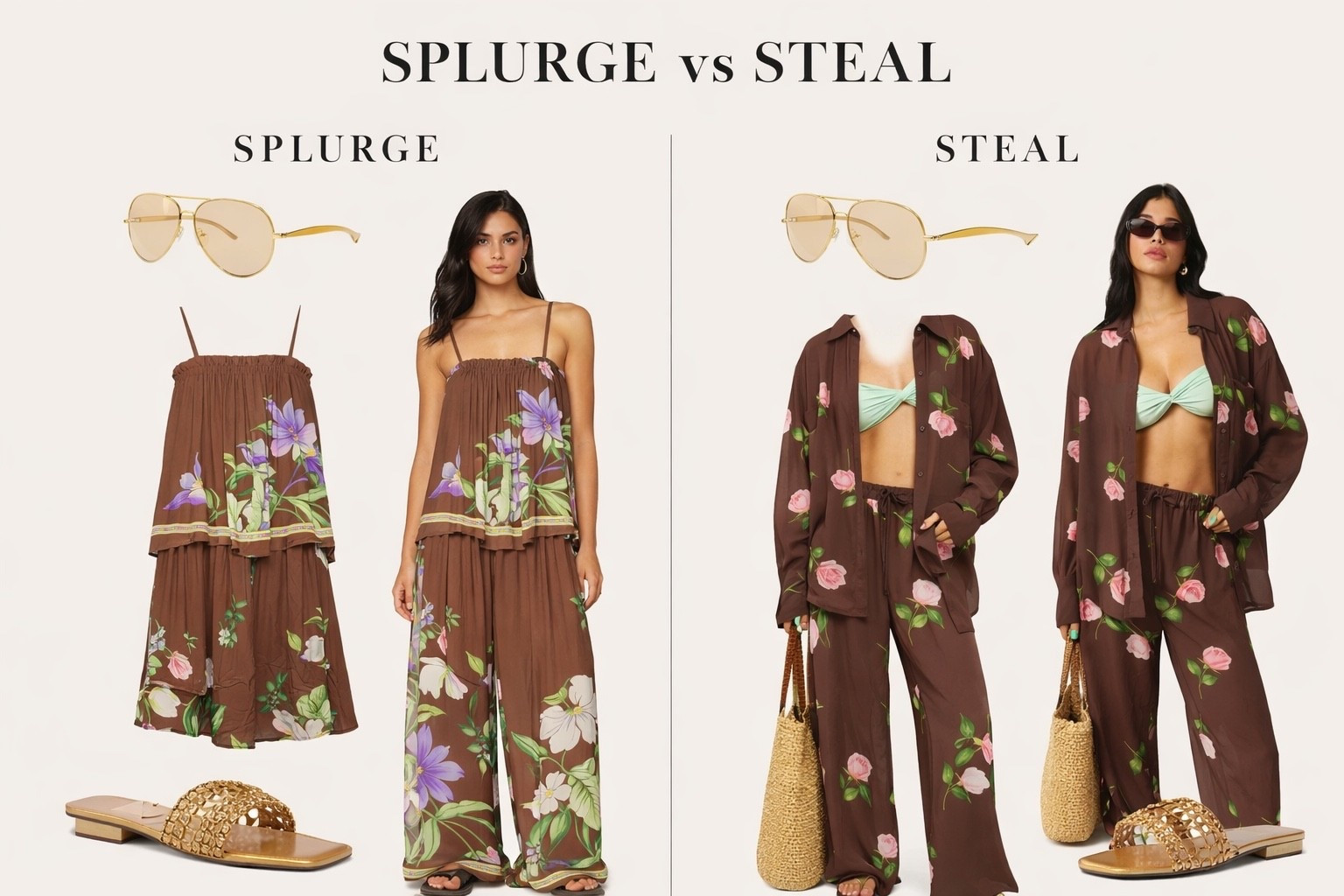 This somurge vs steal is a good one! #lookalikes 

#LTKgrwm #LTKTravel