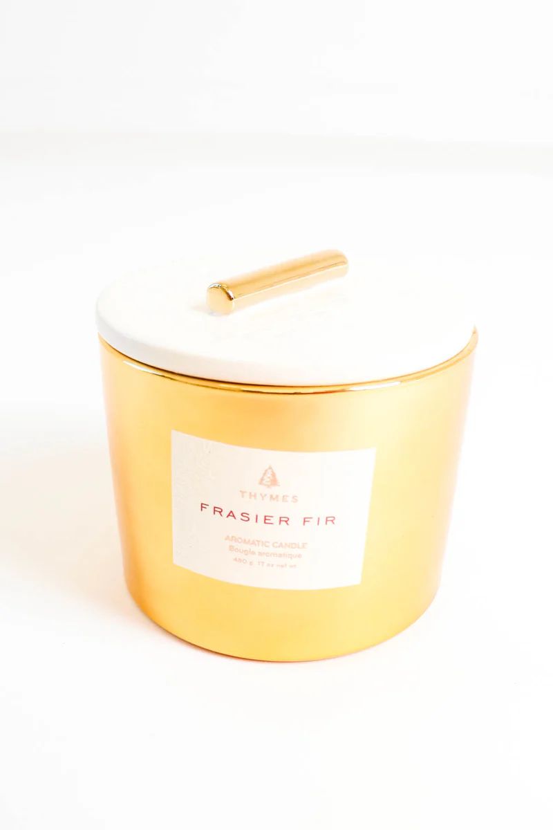 Thymes Large Frasier Fir Candle | The Impeccable Pig