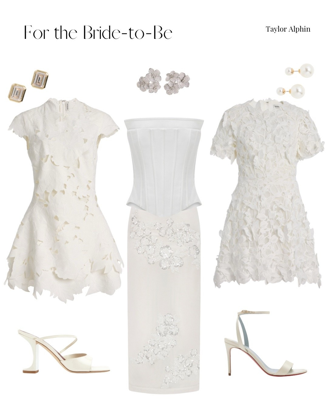 For the Bride-to-Be 🕊️🤍

Went back to my “roots” for a minute as I was browsing and found soo many GOOD options for brides! First three of a handful! 

#bride #bridal #rehearsaldinner #engagementphotos #engagementparty #minidress #twopieceset #texture #wedding #2025bride #2026bride

#LTKWedding #LTKStyleTip #LTKParties