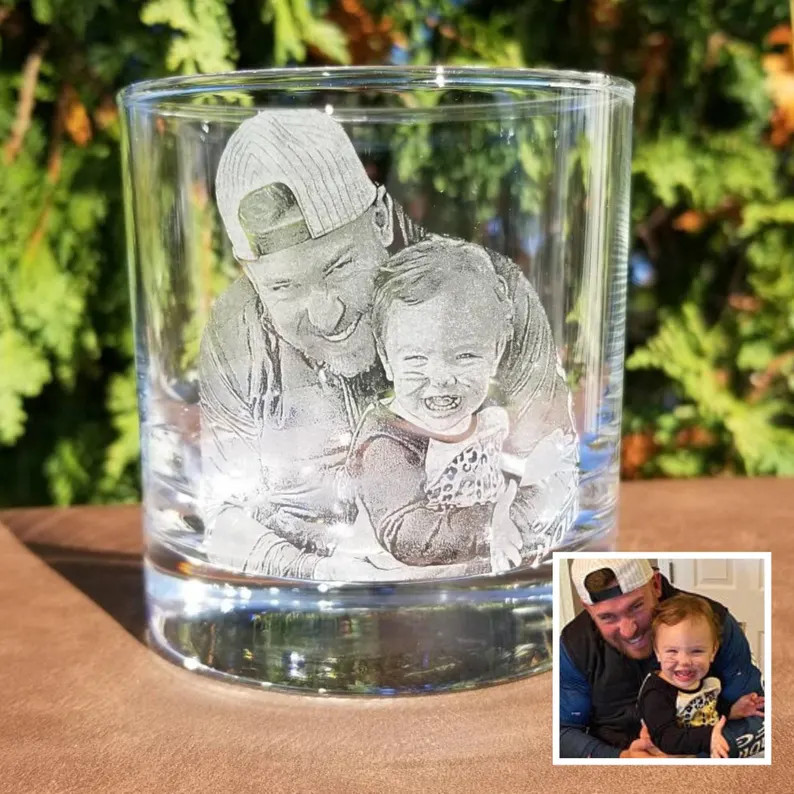 Father's Day Gift From Daughter Glass | Fathers Day Gift, Dad Gift, Papa Gift, Grandpa Gift, Fami... | Etsy (Global)