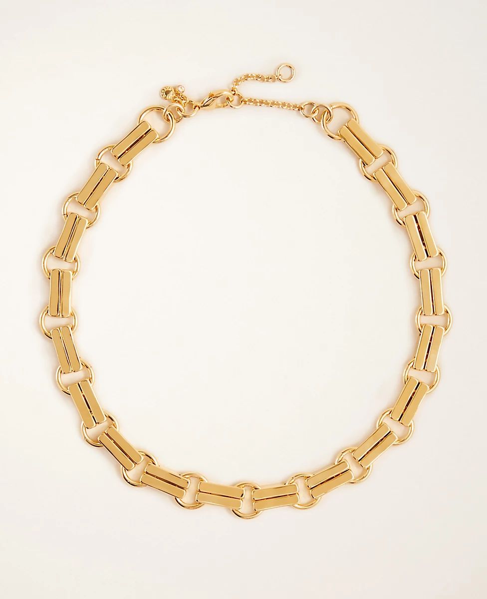 Bar Linked Necklace | Ann Taylor | Ann Taylor (US)