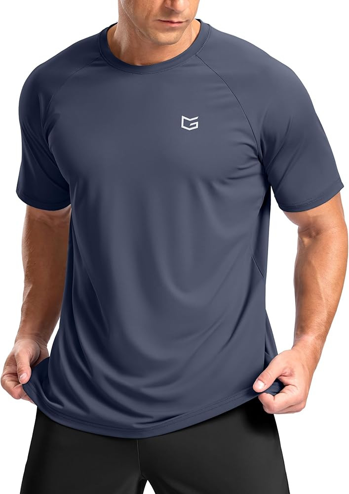 G Gradual Men's Athletic Workout T-Shirts Moisture Wicking Cooling Running Shirts Short Sleeve Pe... | Amazon (US)
