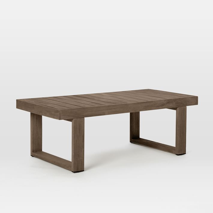 Portside Outdoor Coffee Table , Driftwood | West Elm (US)