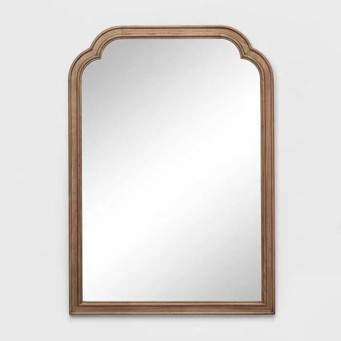 42" x 30" French Country Wall Mirror Brown - Threshold™ | Target