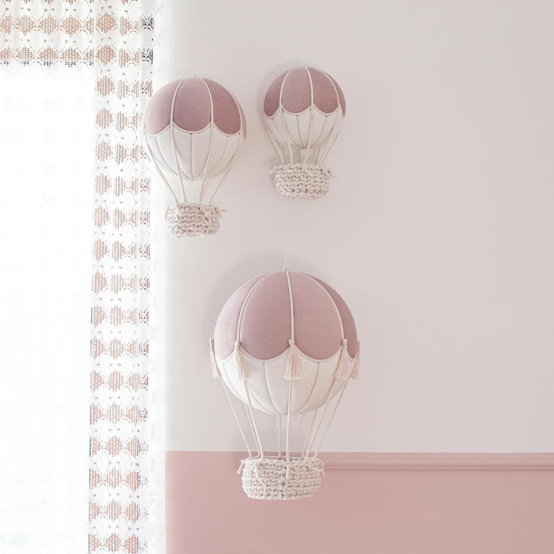 Set of Hot Air Balloons, Hot Air Balloon Nursery, Decorative Balloons, Baby Room Decor, Nursery D... | Etsy (US)