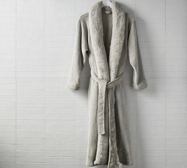 Alpine Faux Fur Robe | Pottery Barn | Pottery Barn (US)