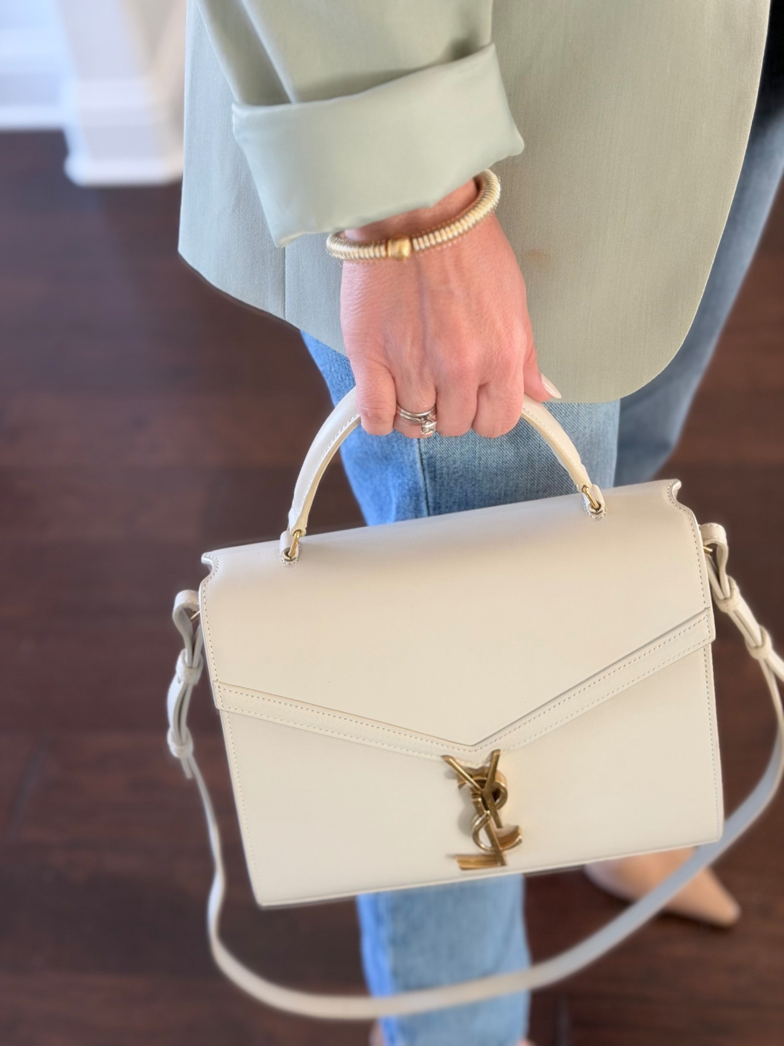 Today’s accessories, love this Budhagirl stretch bracelet in gold 

#LTKWorkwear #LTKgrwm #LTKootd