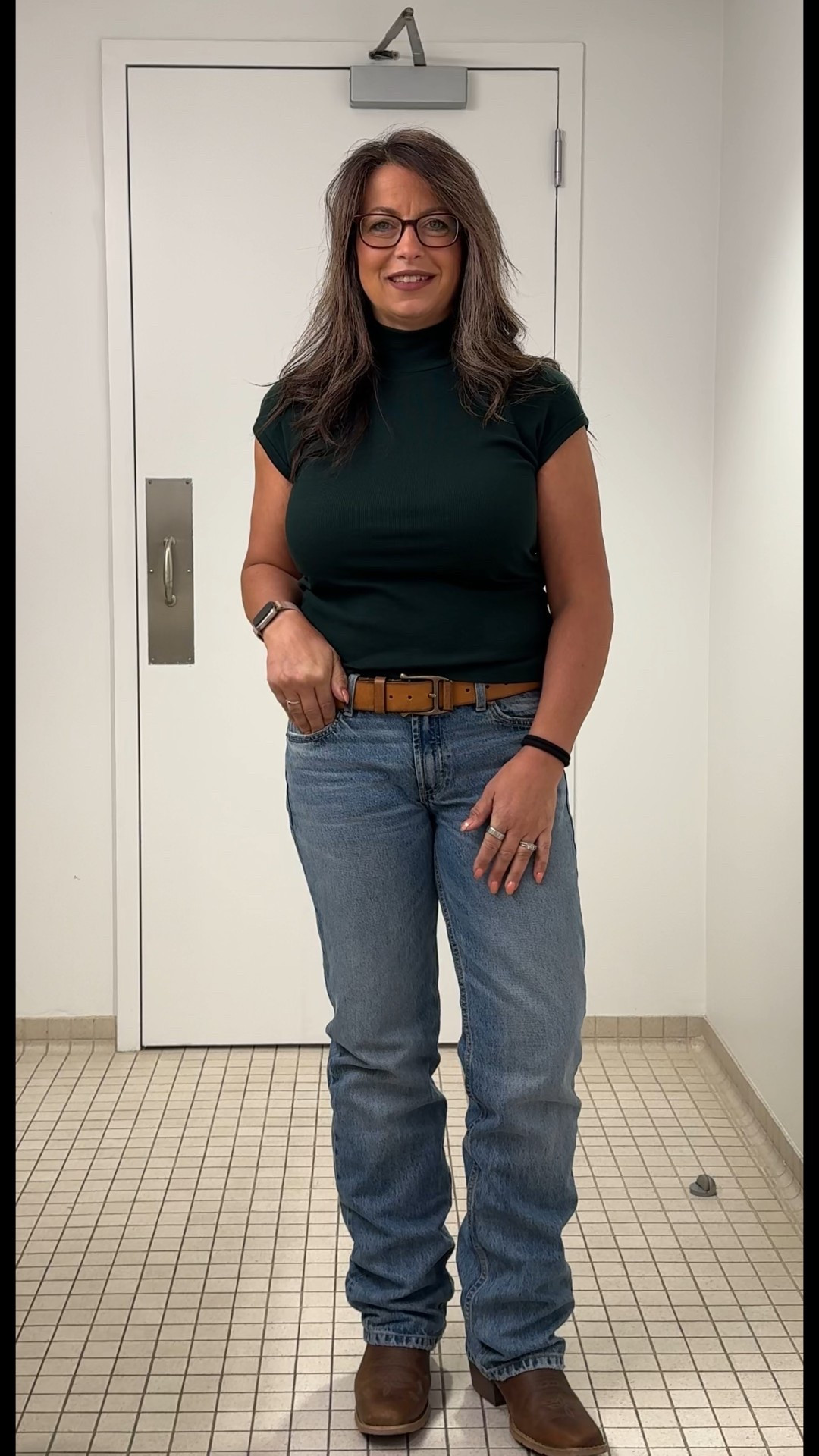Happy Friday!!  Hope everyone has a great weekend!  
Top (S) & low rise jeans (6) from Zara!! 

#LTKOver40 #LTKSummerEdit