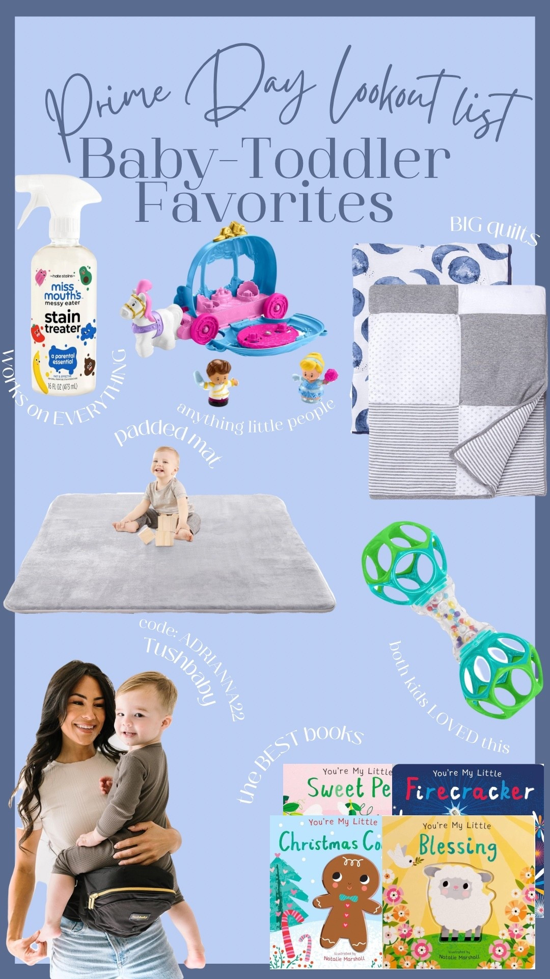 Things that last from baby to toddlerhood!! Lookout for this prime day

Tags: prime day sales deals finds rattle little people tushbaby toddler baby newborn practical helpful useful toys books

#LTKFamily #LTKBaby #LTKSaleAlert
